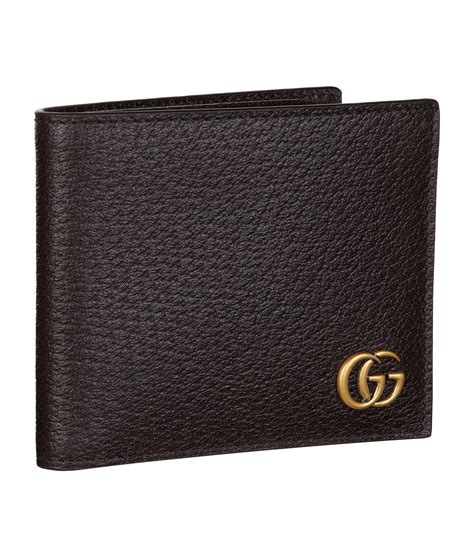 gucci brown gg small bifold|Gucci Bifold Wallets for Men .